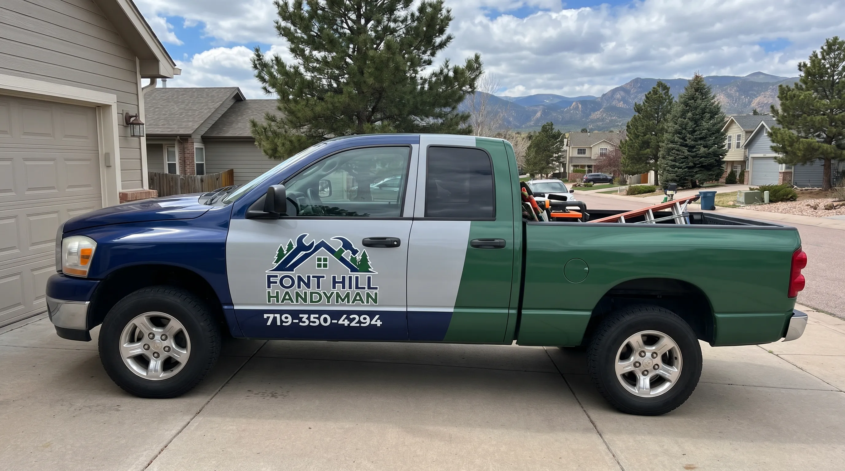 Handyman performing home repair services in Colorado Springs, CO